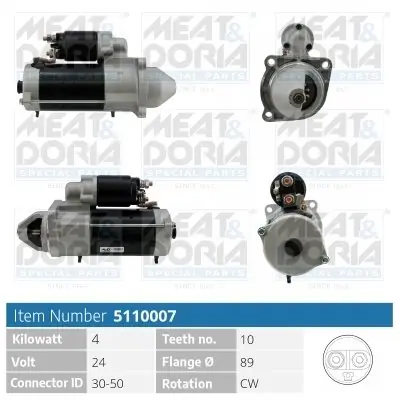 Rozrusznik MEAT & DORIA 5110007 Oferta limitowana