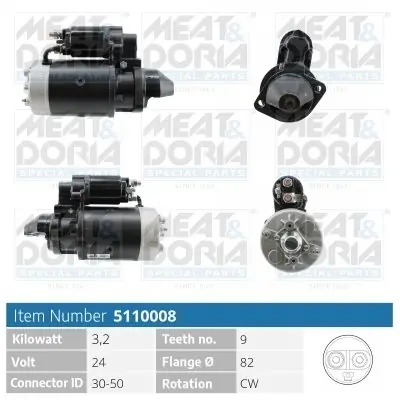 Rozrusznik MEAT & DORIA 5110008 Nie przegap
