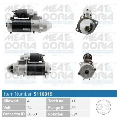 Rozrusznik MEAT & DORIA 5110019 Bezpieczna płatność