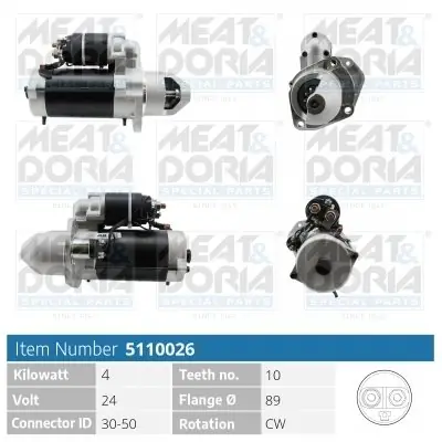 Rozrusznik MEAT & DORIA 5110026 Darmowy zwrot