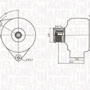Alternator MAGNETI MARELLI 063731209010 Kup teraz