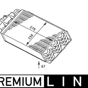 Parownik, instalacja klimatyzacji MAHLE AE 64 000P Oferta limitowana