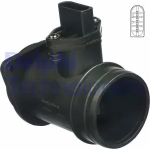 Oferta limitowana Przepływomierz masowy powietrza DELPHI AF10267-12B1