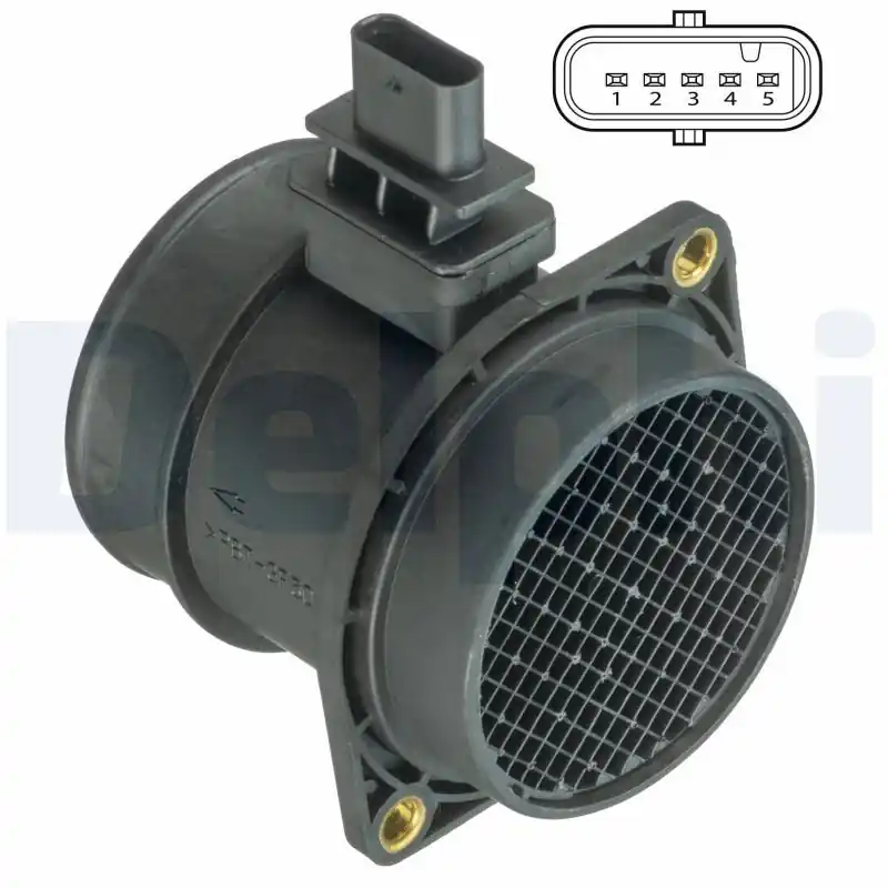 Bestseller Przepływomierz masowy powietrza DELPHI AF10391-12B1