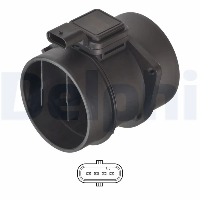 Bestseller Przepływomierz masowy powietrza DELPHI AF10676-12B1